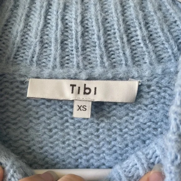 TIBI Wool jumper in Baby Blue size XS International